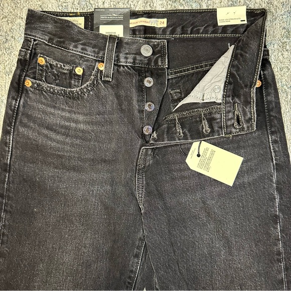 🆕 Levi’s WEDGIE STRAIGHT FIT Size 24 - Picture 4 of 5